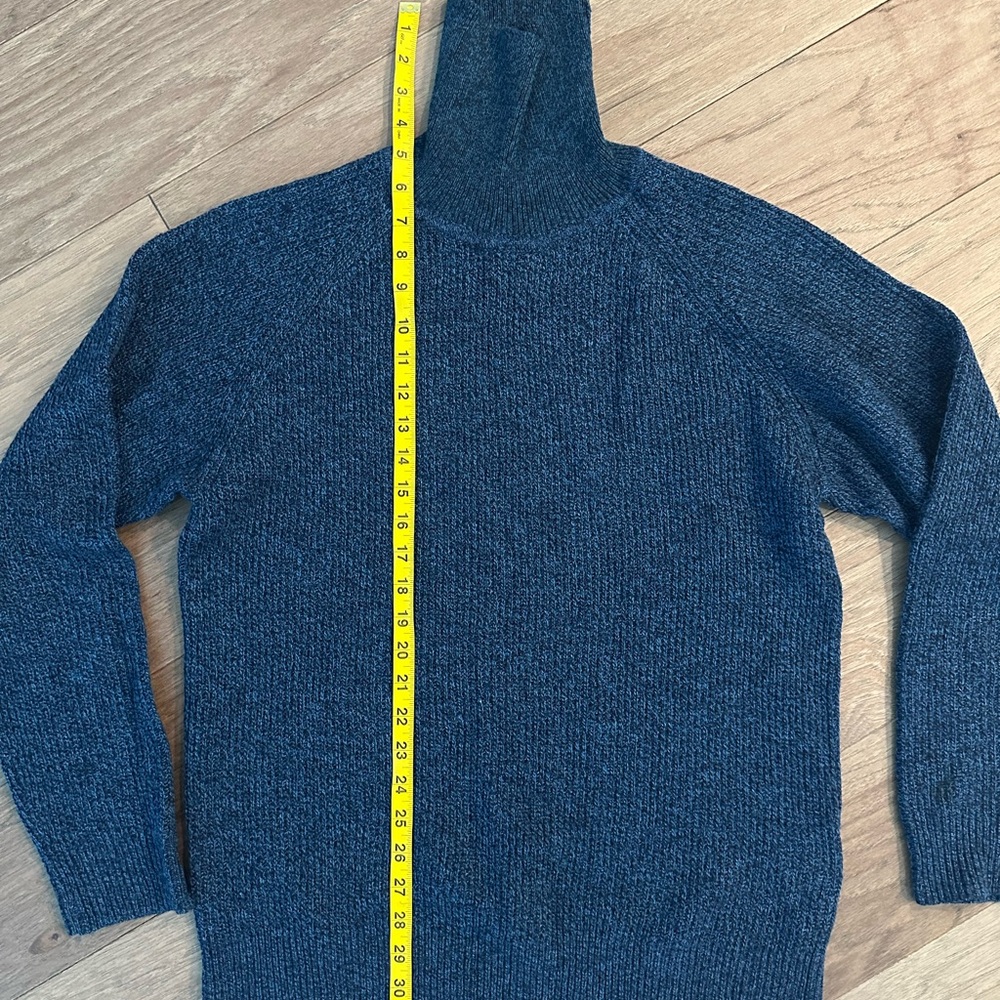 Muji Dark Blue Turtleneck Sweater